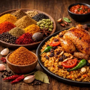 Kabsa kryddblandning från jozoloz i Eskilstuna för orientaliska risrätter