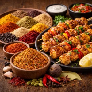 Shish Taouk grillkrydda med mahlab jozoloz